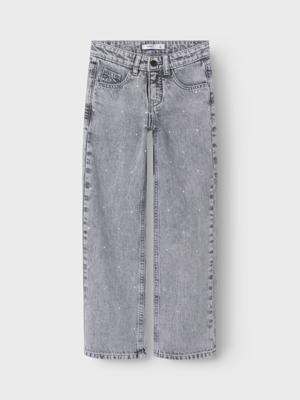 Name it winter jeansbroek meisjes- grijs - straight fit - NkfRose