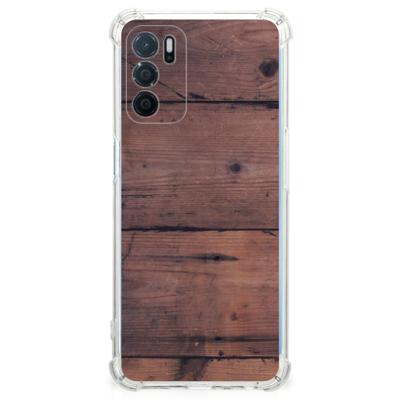 OPPO A16 | A16s | A54s Stevig Telefoonhoesje Old Wood OPPO A16 | A16s | A54s Stevig Telefoonhoesje Old Wood