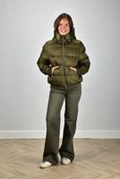 Blonde no.8 jas Scotia dark khaki