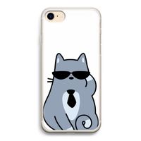 Cool cat: iPhone 7 Transparant Hoesje