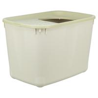 Trixie kattenbak hop-in grijs / groen