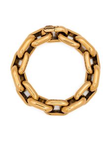 Alexander McQueen Peak chain bracelet - Or