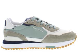 Woolrich Retro sneaker beige verde Groen 