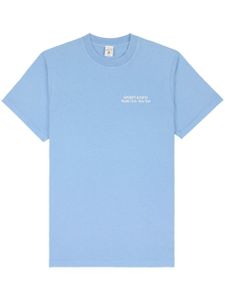 Sporty & Rich t-shirt New Drink Water en coton - Bleu