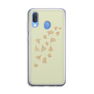 Falling Leaves: Samsung Galaxy A40 Transparant Hoesje