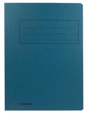 Class&apos;ex dossiermap, 3 kleppen ft 23,7 x 32 cm (voor ft A4), blauw