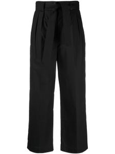 Woolrich pantalon ample à détail de laçage - Noir