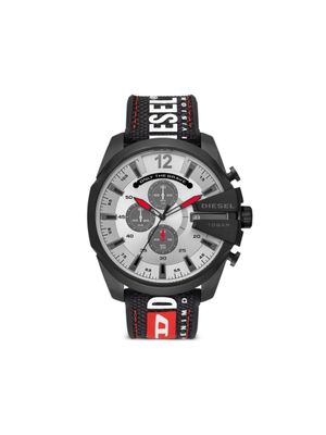 Diesel montre Dz451 Mega Chief Chronograph 51 mm - Argent