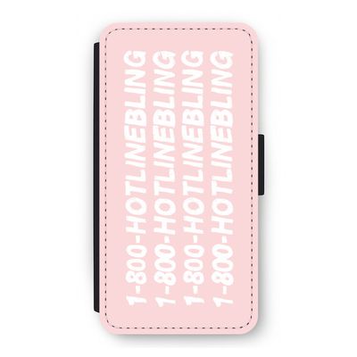 Hotline bling pink: iPhone 12 Flip Hoesje