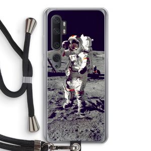 Spaceman: Xiaomi Mi Note 10 Pro Transparant Hoesje met koord