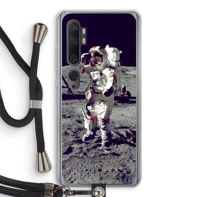 Spaceman: Xiaomi Mi Note 10 Pro Transparant Hoesje met koord