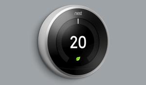 Google Nest Learning Thermostat thermostaat WLAN Roestvrijstaal