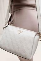 Guess Noelle Compartiment Crossbody Tas Dames Wit - Maat One Size - Kleur: Wit | Soccerfanshop