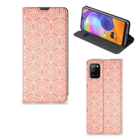 Samsung Galaxy A31 Hoesje met Magneet Pattern Orange