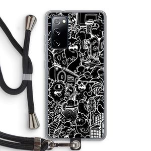 Vexx Black City : Samsung Galaxy S20 FE / S20 FE 5G Transparant Hoesje met koord