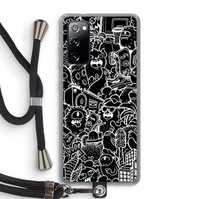 Vexx Black City : Samsung Galaxy S20 FE / S20 FE 5G Transparant Hoesje met koord