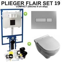 Plieger Flair Compact O'novo set19 Chroom/ Matchroom (meerprijs €30,00)