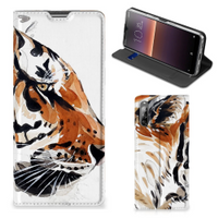 Bookcase Sony Xperia L4 Watercolor Tiger - thumbnail