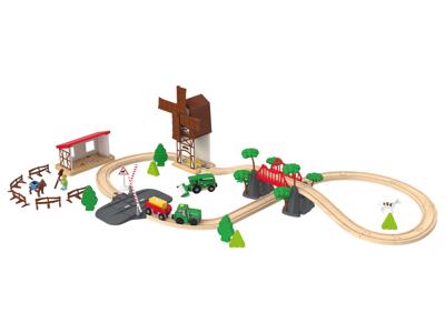 Playtive Houten treinbaanset (Boerderij)