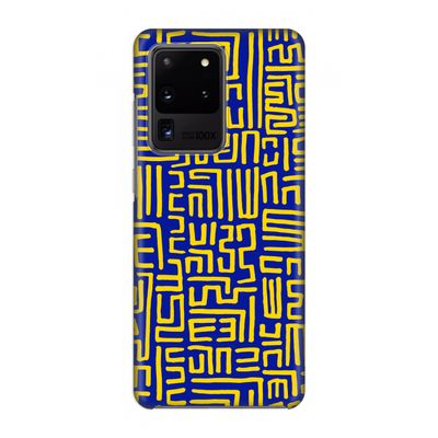 Majorelle Blue Print: Volledig geprint Samsung Galaxy S20 Ultra Hoesje