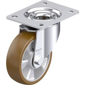 Blickle LK-ALB 125K-3 Plaatstalen zwenkwiel Wieldiameter: 125 mm Draagvermogen (max.): 350 kg 1 stuk(s)