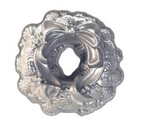 Nordic Ware Tulband / Bakvorm - Holiday Wreath Zilver - Gietaluminium - ø 29 cm / 2.1 liter
