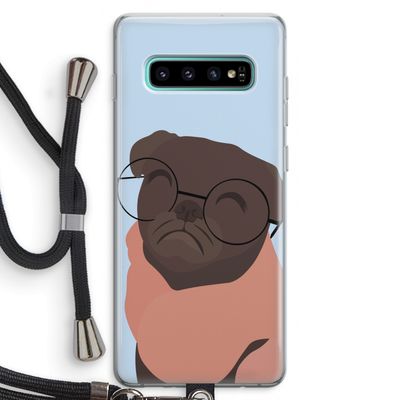 Ludo: Samsung Galaxy S10 Plus Transparant Hoesje met koord