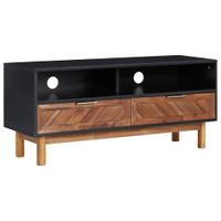 Tv-meubel 100x35x45 cm massief acaciahout en MDF - thumbnail