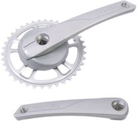 Gazelle Crankstel 38t 170mm voor vierkante as - zilver