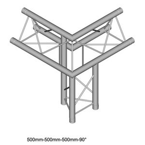 Duratruss DT 23 C32-ULDL Trusshoek 90 Apex Up + links omlaag