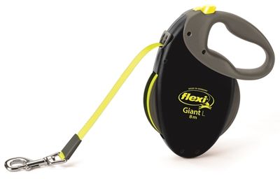 Flexi rollijn giant tape neon zwart / geel