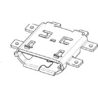 Micro USB Bus 47491-0001 Molex 1 stuk(s)