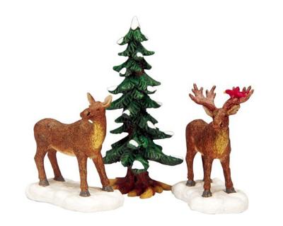 Mr and mrs moose - Lemax