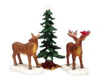 Mr and mrs moose - Lemax