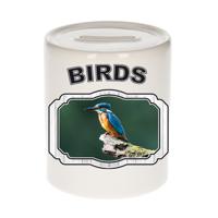 Dieren ijsvogel zittend spaarpot - birds/ vogels spaarpotten kinderen 9 cm Dieren ijsvogel zittend spaarpot - birds/ vogels spaarpotten kinderen 9 cm