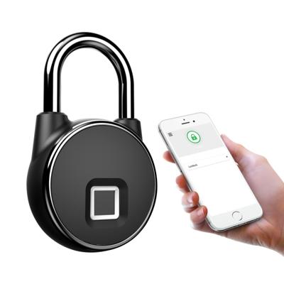 P22 + waterdichte vingerafdruk hangslot met mobiele telefoon APP controle & lage batterij alarm