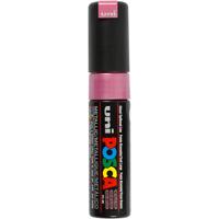 Uni-Posca Posca marker, afm pc-8k, lijndikte 8 mm, breed, metallic pink, 1 stuk