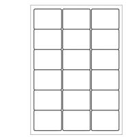 A4 etiketten 63,5 x 46,6 mm wit 100 vel huismerk