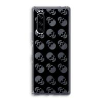 Musketon Skulls: Sony Xperia 5 Transparant Hoesje - thumbnail