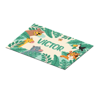 Jungle dieren Placemat met naam Jungle dieren Placemat met naam