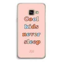 Cool Kids Never Sleep: Samsung A3 (2017) Transparant Hoesje