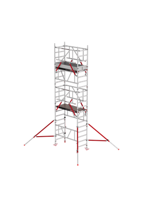 Altrex MiTOWER PLUS rolsteiger - 6.20 m werkhoogte - 0.75 m breed - 1.65 m houten platform - Safe-Quick® - C003027