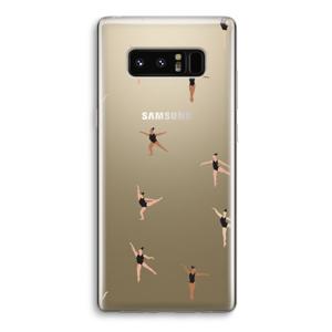 Dancing #1: Samsung Galaxy Note 8 Transparant Hoesje