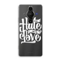 Turn hate into love: Sony Xperia Pro-I Transparant Hoesje