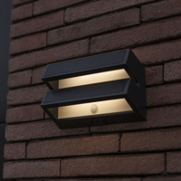 Buitenlamp solar met sensor Grijs Lutec Barlo