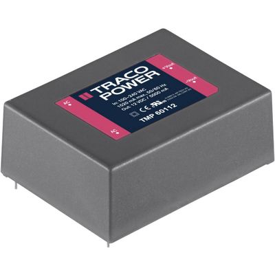 TracoPower TMP 60112C AC/DC-inbouwnetvoeding 5 A 60 W 12 V/DC 1 stuk(s)