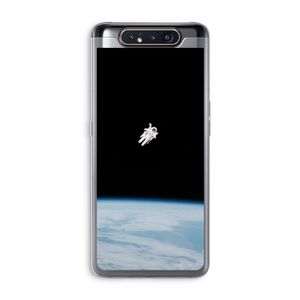 Alone in Space: Samsung Galaxy A80 Transparant Hoesje