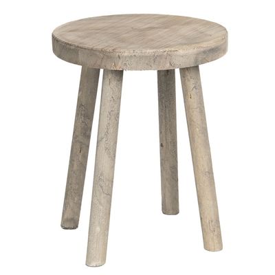 Houten Plantentafel Rond - 24 Ø x 31 cm