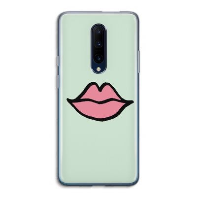 Kusje: OnePlus 7 Pro Transparant Hoesje