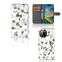 Apple iPhone 14 Hoesje Dogwood Flowers - thumbnail